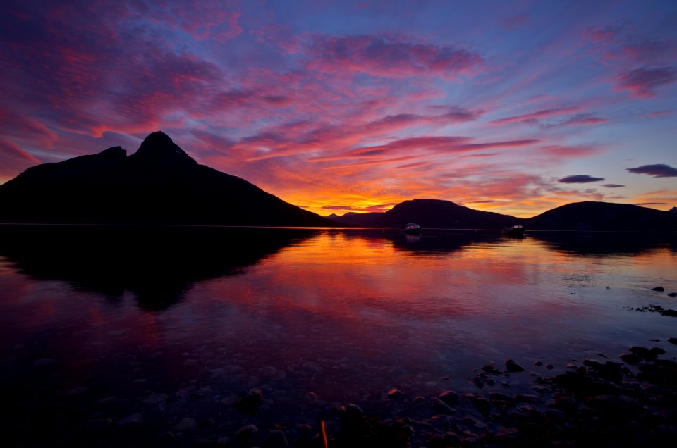 Mountains At Sunset