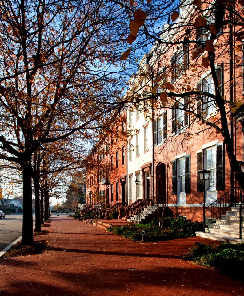 LaFayette Park, located directly north of the White House on H Street between 15th and 17th Streets, N.W., Washington, D.C.Original image from Carol M. Highsmith’s America, Library of Congress collection.