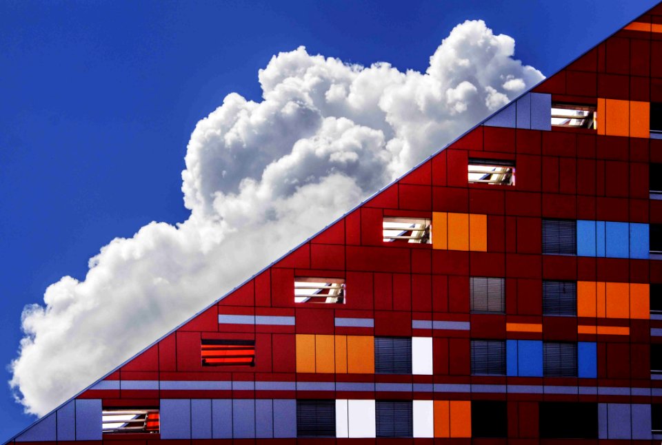 Cloud In Sky And Building