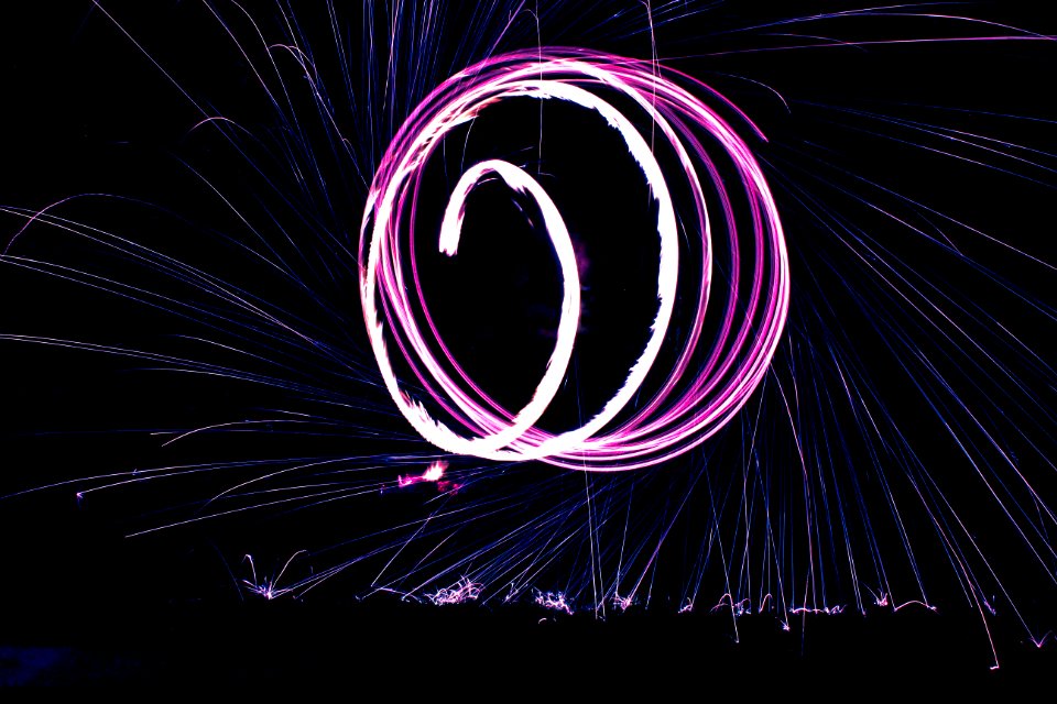 Pink And White Led Light Illustration