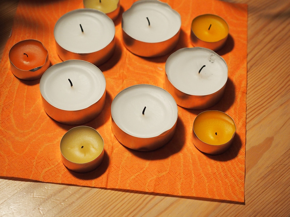 Candles wax candle christmas time