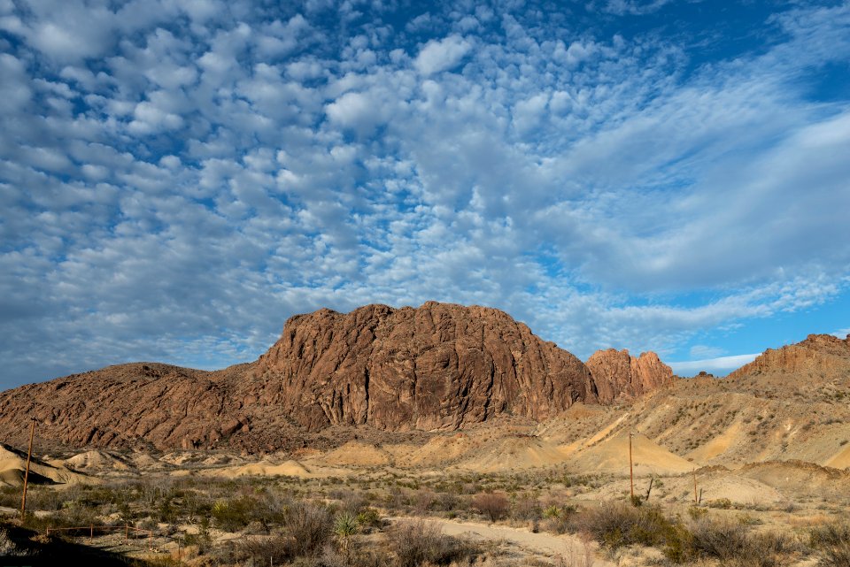 Rugged terrain north of Big Bend National Park in the "Trans-Pecos" region of southwest Texas. Original image from Carol M. Highsmith’s America, Library of Congress collection.