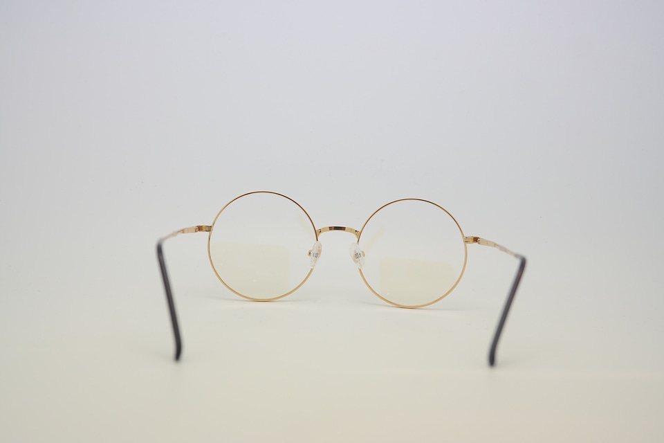 Glasses glass golden broken
