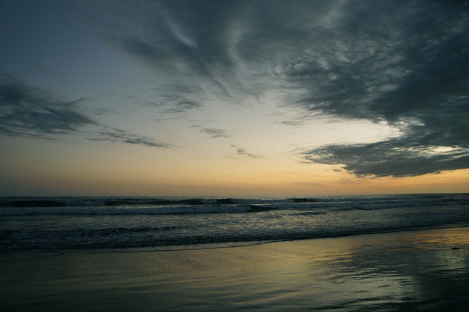 Romantic love sunset