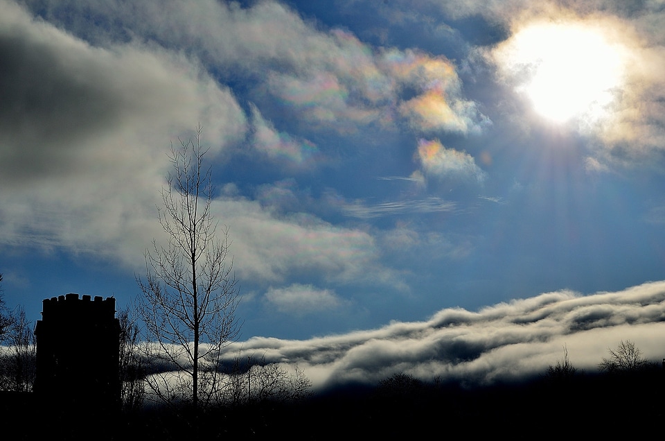 Morning warm sun