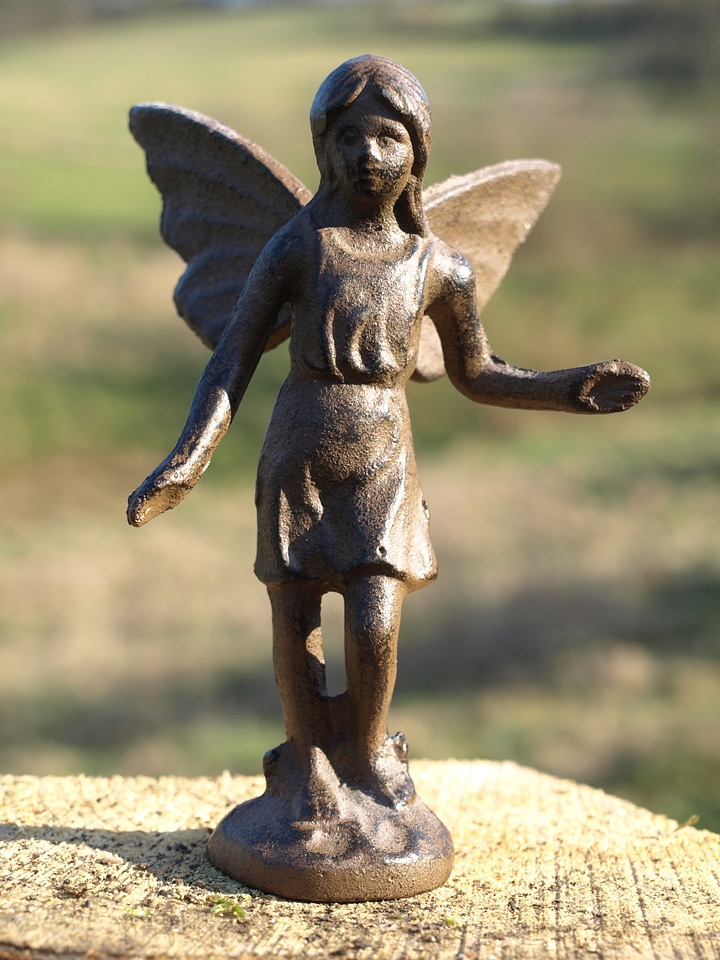 Figure bronze statue