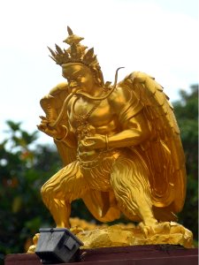 Gold Warrior Statue photo