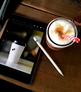 Coffee Drink And Tablet