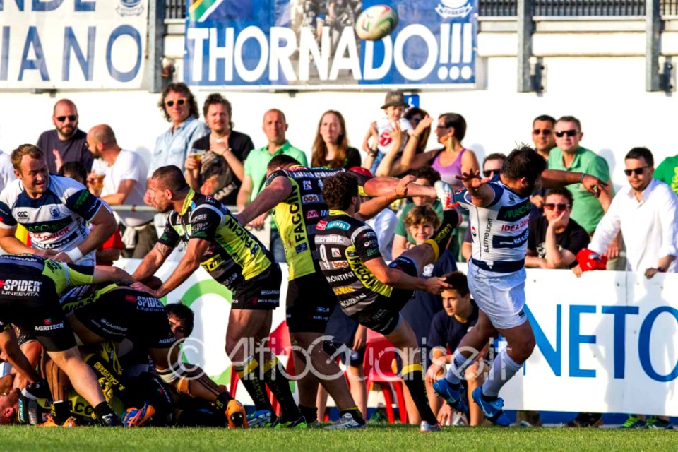 KAYLE AN ZYL - Campionato Italiano Di Eccellenza Di Rugby Gara 1 Semifinale Playoff Scudetto 201415 Stadio Quaggia Di Mogliano