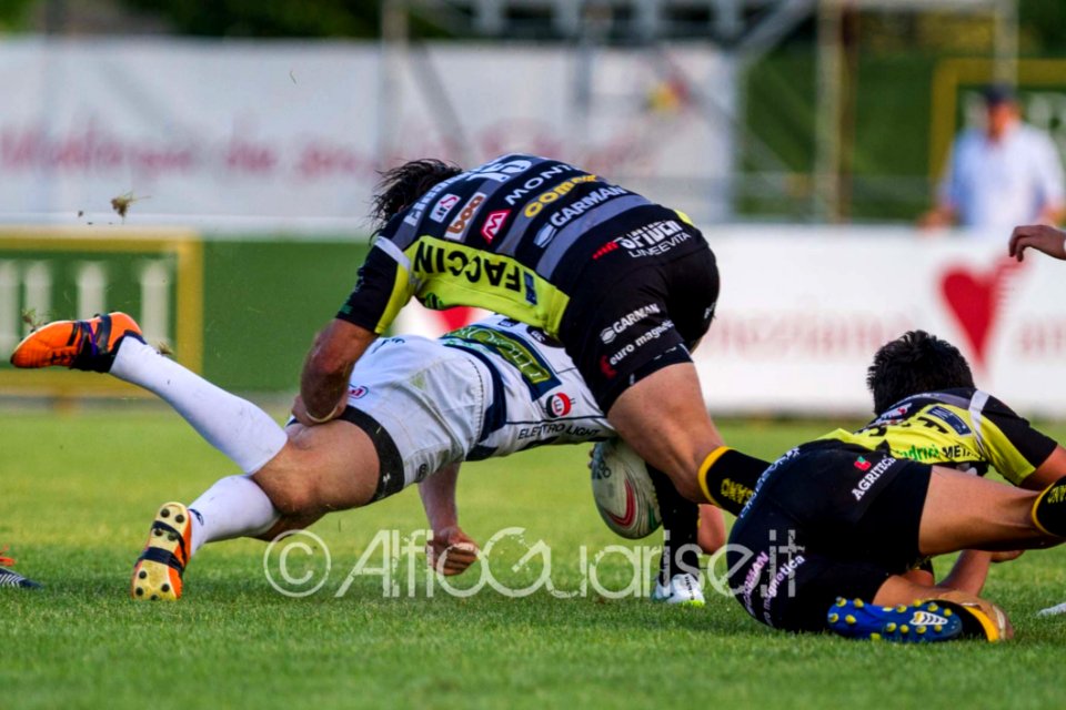 Kayle Van Zyl - Campionato Italiano Di Eccellenza Di Rugby Gara 1 Semifinale Playoff Scudetto 201415 Stadio Quaggia Di Mogliano