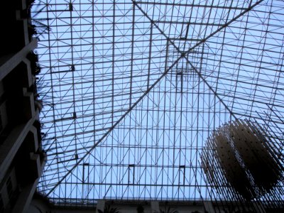 Skylight With Metal Grating