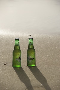 Sand sun heineken photo