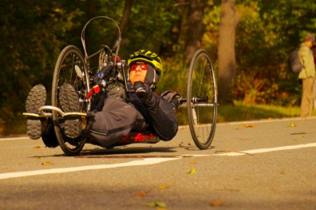 Handcycle On Roadway