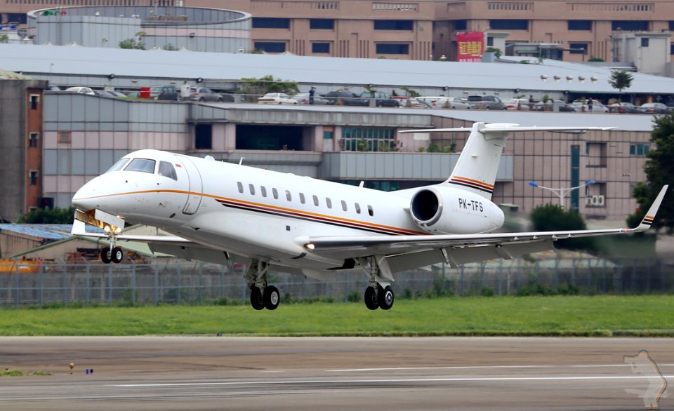 Corporate Jet On Take Off