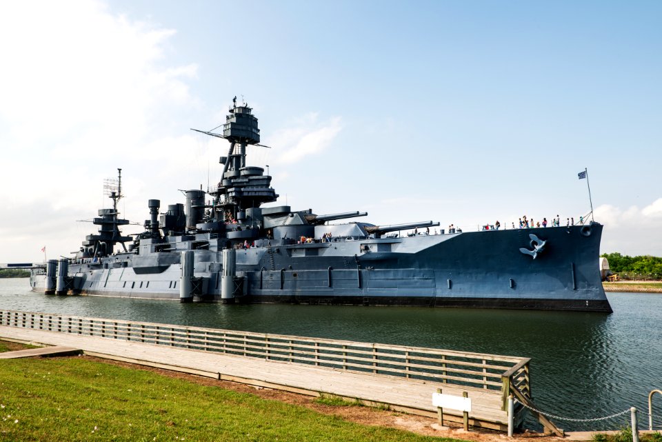 USS Texas, the second ship of the United States Navy named in honor of the U.S. state of Texas. Original image from Carol M. Highsmith’s America, Library of Congress collection.