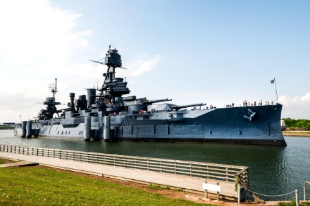 USS Texas, the second ship of the United States Navy named in honor of the U.S. state of Texas. Original image from Carol M. Highsmith’s America, Library of Congress collection.