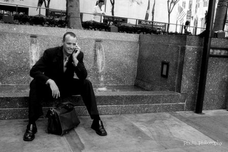 Businessman On Cellphone