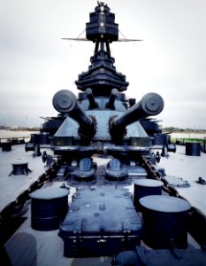 Battleship Texas Houston. Original image from Carol M. Highsmith’s America, Library of Congress collection. photo