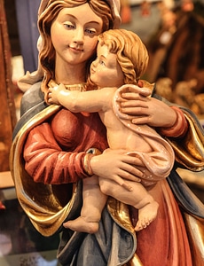 Santon christ child christmas crib figures photo