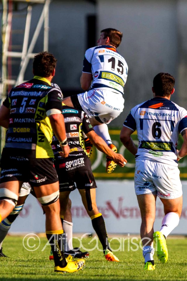 Kayle Van Zyl - Campionato Italiano Di Eccellenza Di Rugby Gara 1 Semifinale Playoff Scudetto 201415 Stadio Quaggia Di Mogliano