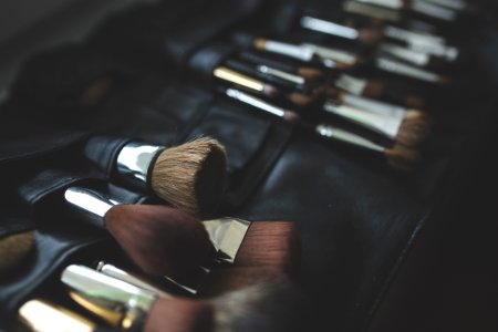 A Bunch Of Make-up Brushes photo