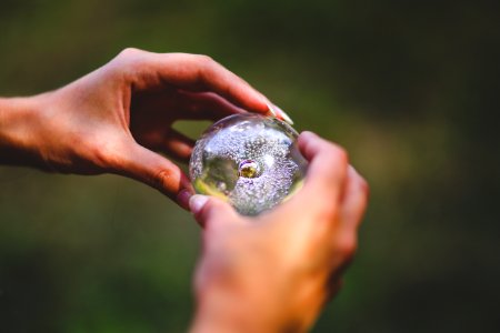 Crystal Ball In Hands