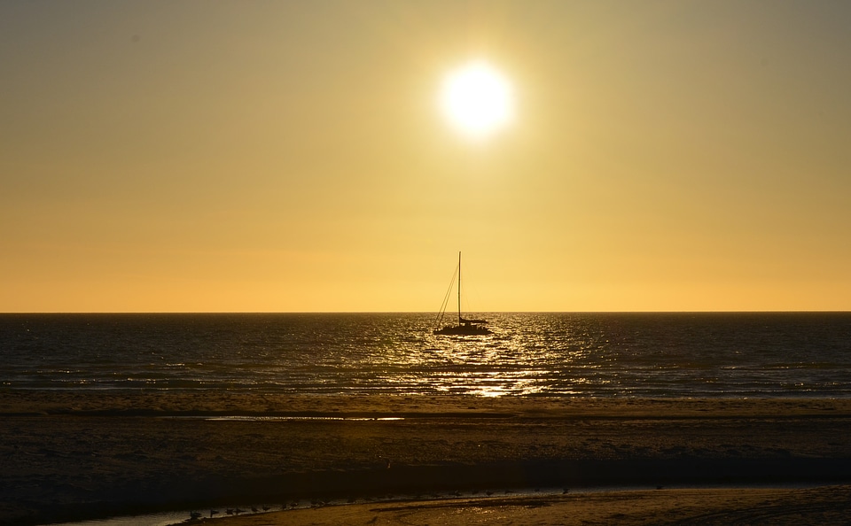 Ocean beach sun