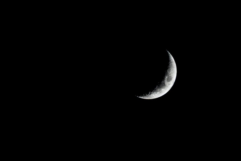 Moon During Night Time