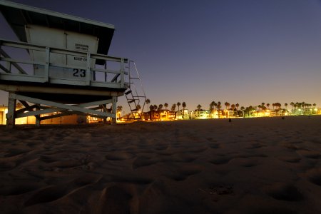 White Lifeguard Station photo