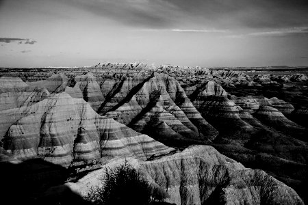 Badlands National Park, in southwest South Dakota, United States. Original image from Carol M. Highsmith’s America, Library of Congress collection. photo