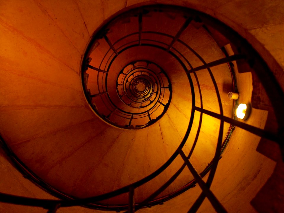 Photo Of Black Metal Spiral Ladder
