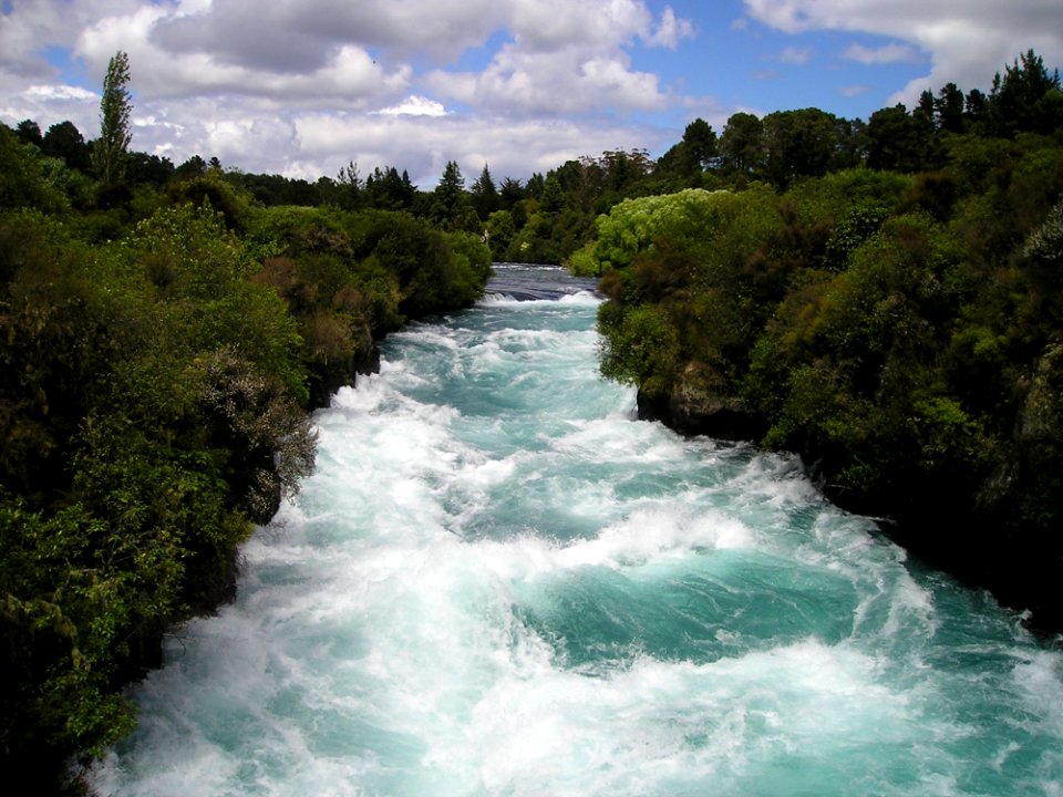 Rapids On River New Zealand