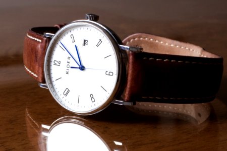Wristwatch On Tabletop