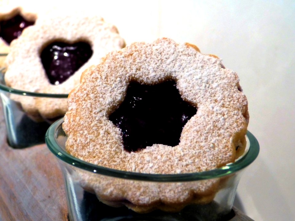 Jam Cookies In Glass