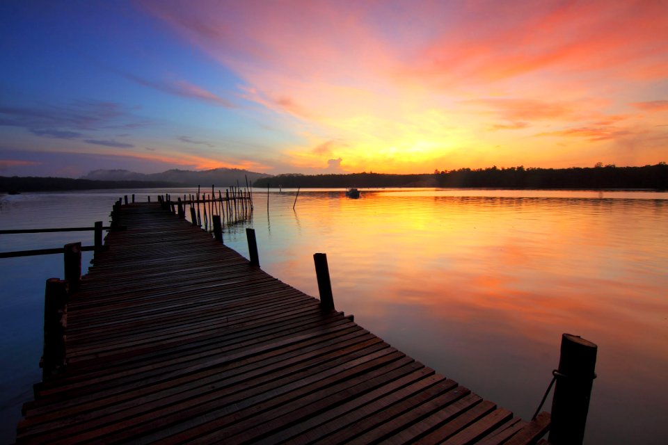 Brown Wooden Dock