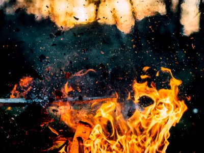 Burning Fire With Embers