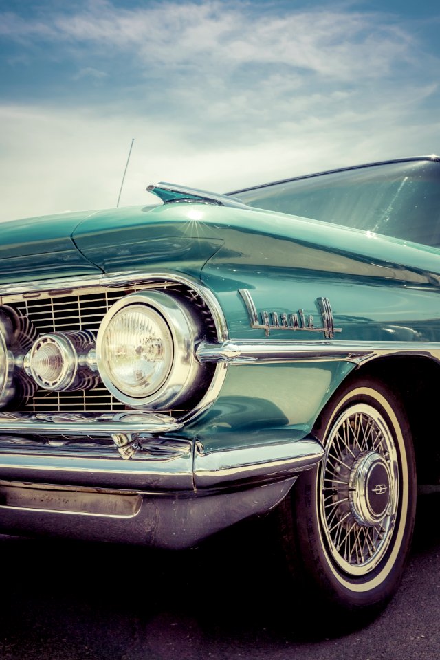 Green Classic Car