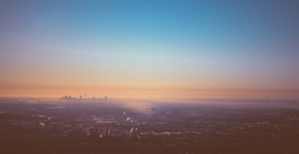 Sydney Australia Skyline At Sunset