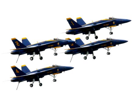 Blue And Yellow Jets