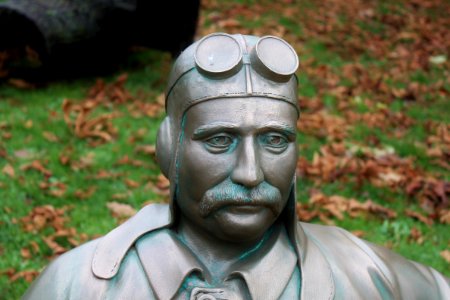 Male Pilot Statue