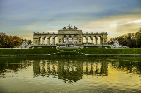 Schonbrunn Palace Gardens Vienna Austria photo