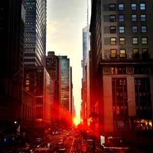 East 42st Street At Sunset photo