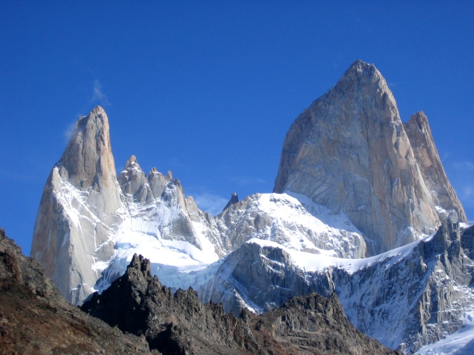 Low Angle Photography Of White Mountain White Clear Blue Sky