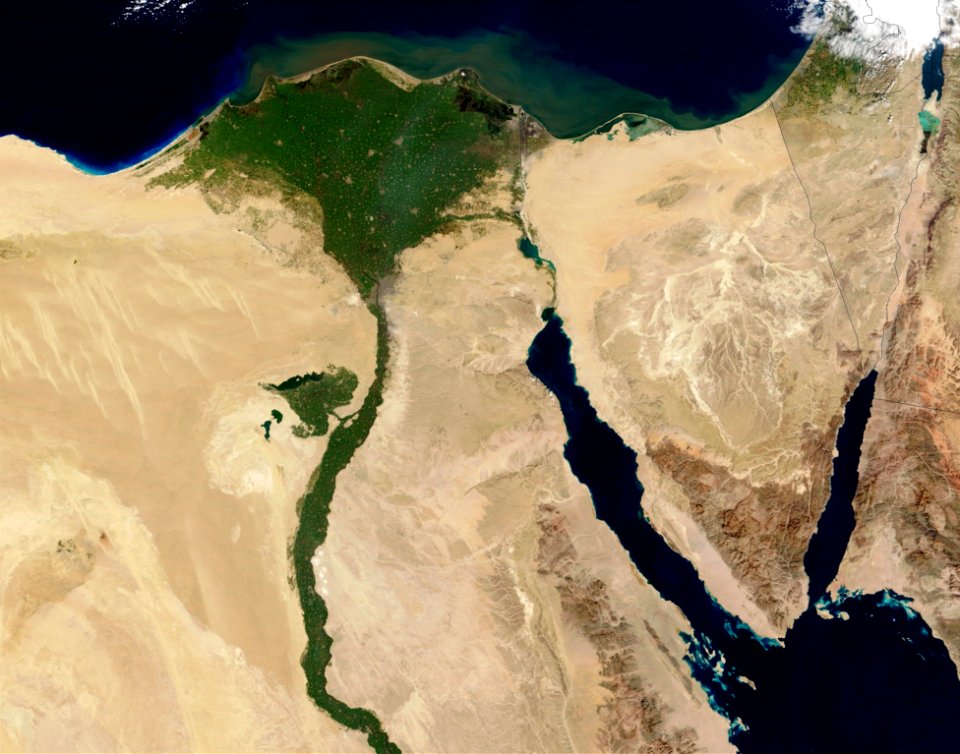 Aerial View Of Egypt