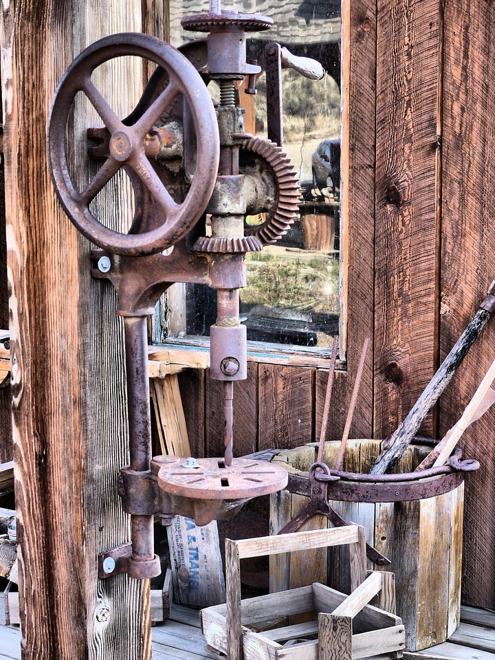 Wooden western style wild west photo