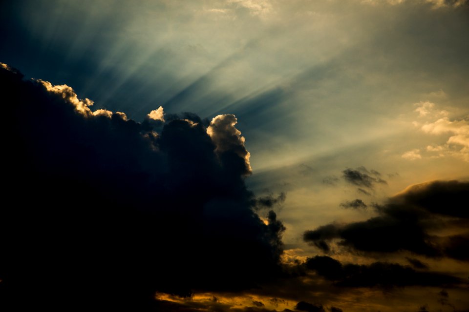Aerial Photo Sunset