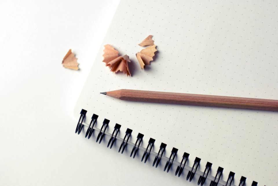 Pencil On Notebook