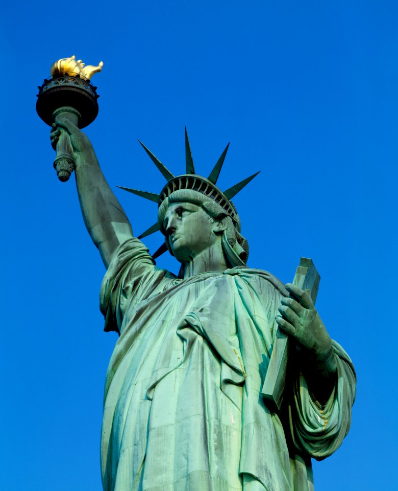 The Statue of Liberty. Original image from Carol M. Highsmith’s America, Library of Congress collection.