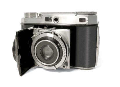 Black And Silver Mirrorless Camera photo