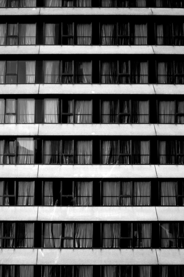 White Curtains On Window